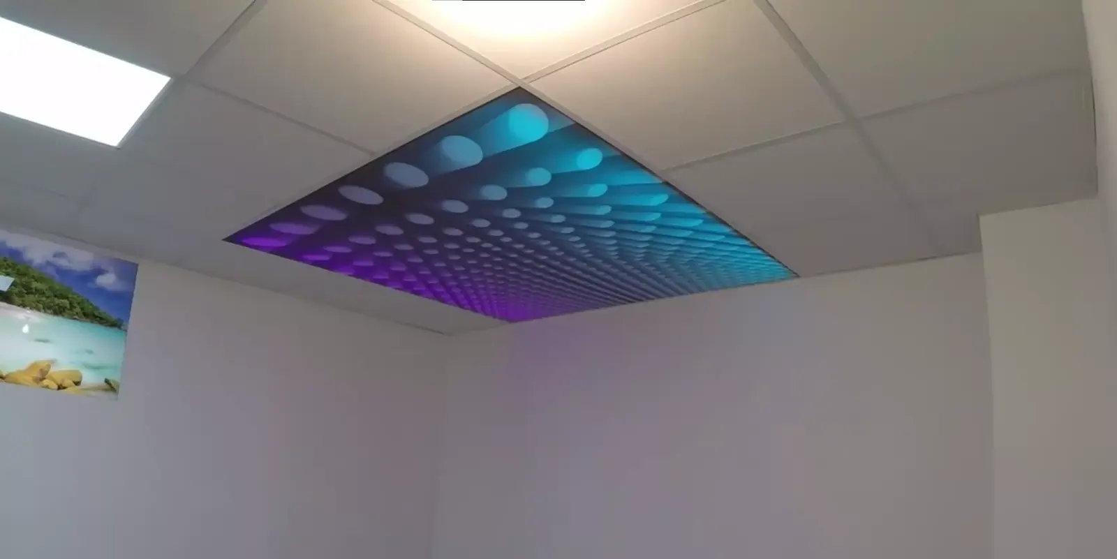 3D натяжной потолок для офиса — Новочеркасск, Будённовская улица, 133, фото 1